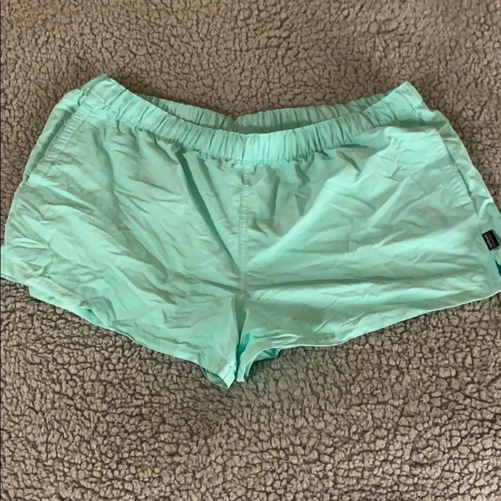 Patagonia Women’s Barely Baggies Shorts — Seafoam